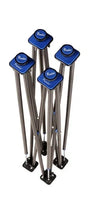 Load image into Gallery viewer, 30-inch adjustable hydraulic Precise carrom stand, lightweight yet strong, powder-coated for durability, approved for tournament use by the All India Carrom Federation.